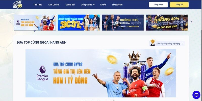 Nhiều sự kiện ưu đãi hot thường xuyên được cập nhật tại website Sky88