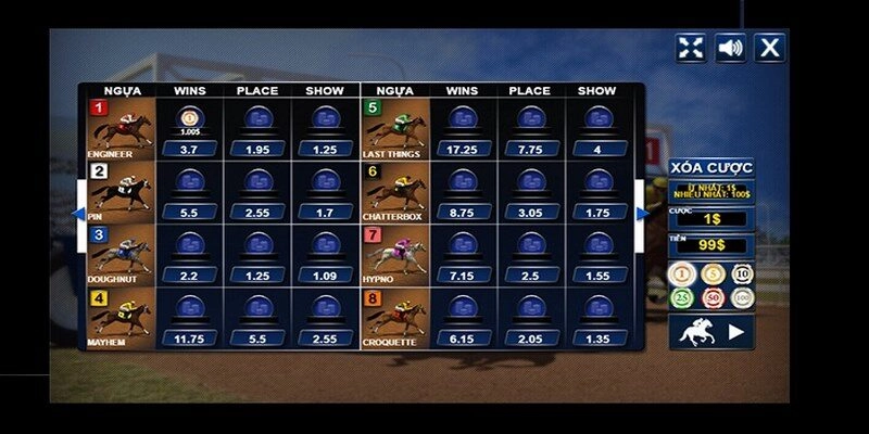 Các loại hình cá cược đua ngựa online phổ biến